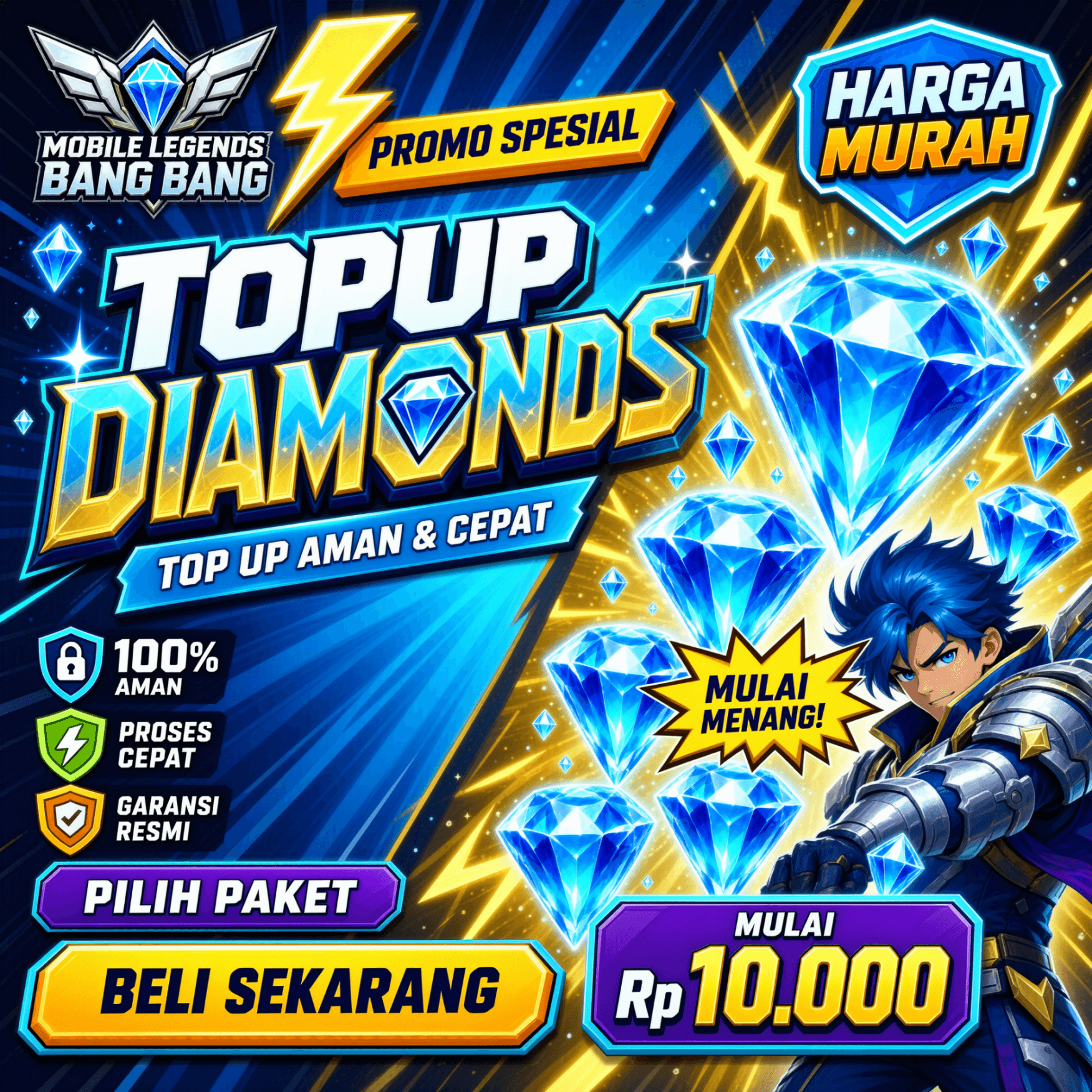 Mobile Legends: Bang Bang - Top Up Diamonds