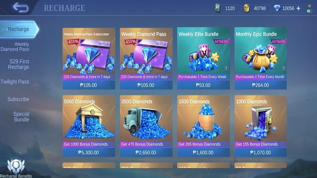 Mobile Legends: Bang Bang - Top Up Diamonds 2